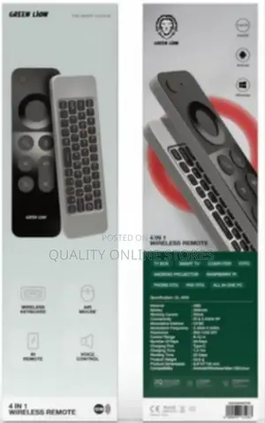 4 in 1 Green Lion Wireless Remote