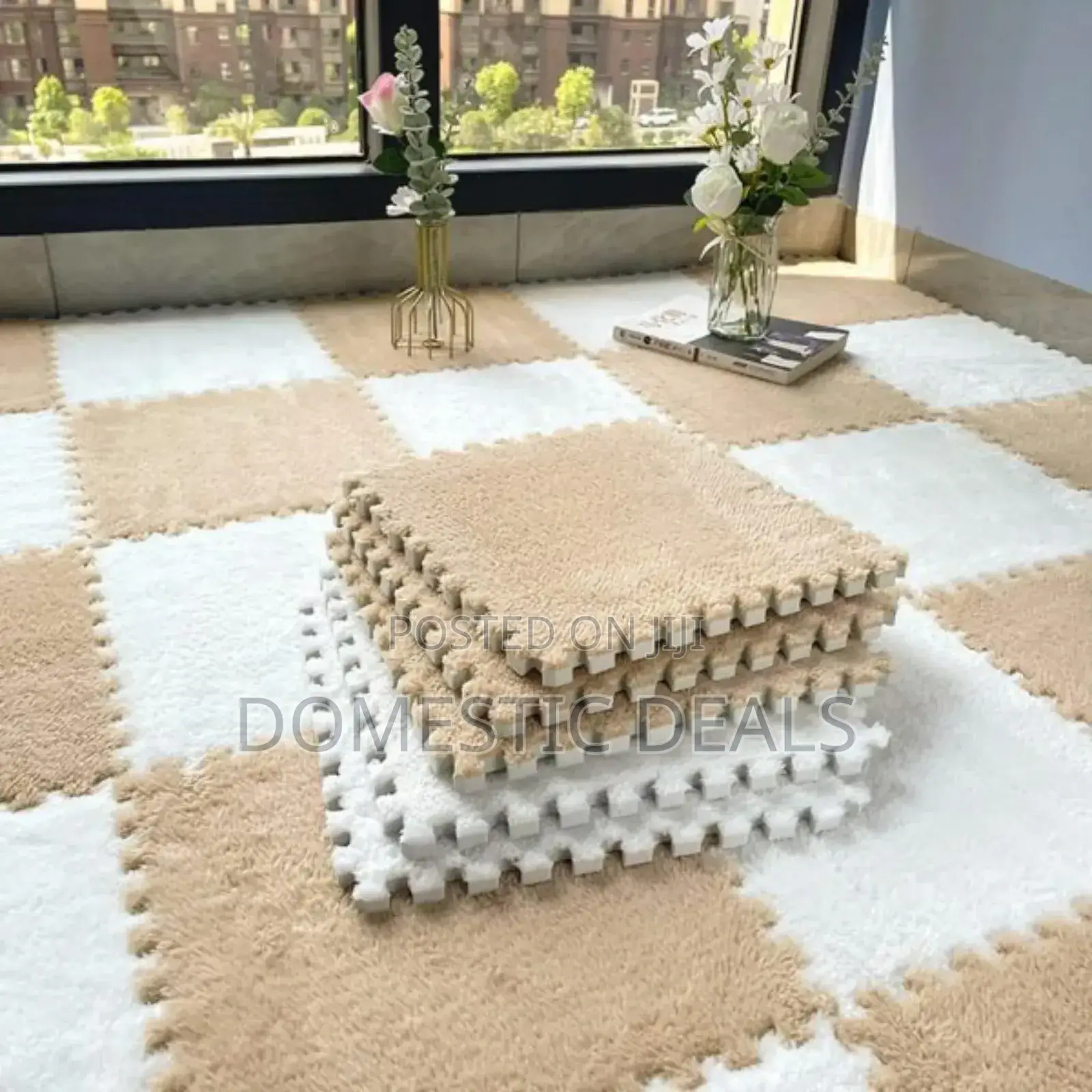 1pc Interlocking Carpet Soft Foam Mat