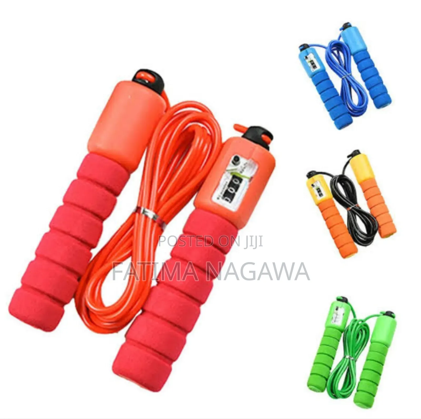 Plastic and Rubber Multicolor Skipping Rope