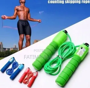 Plastic and Rubber Multicolor Skipping Rope