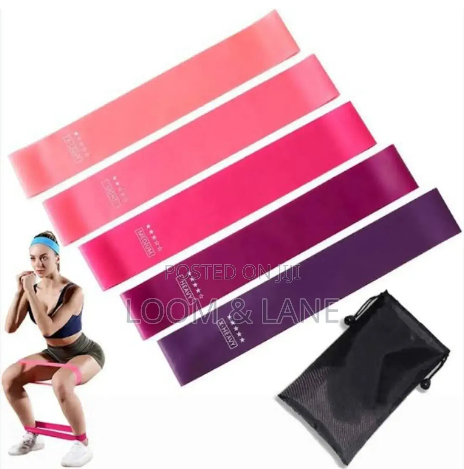5pcs Training Fitness Exercise Band