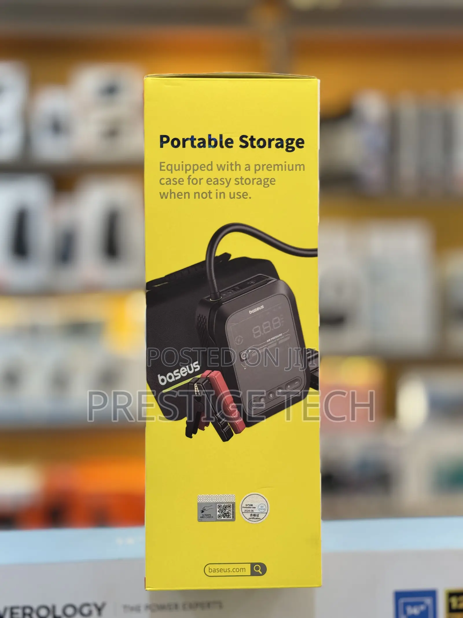 Baseus Super Energy 4in1 Car Jump Starter, Tire Inflator,