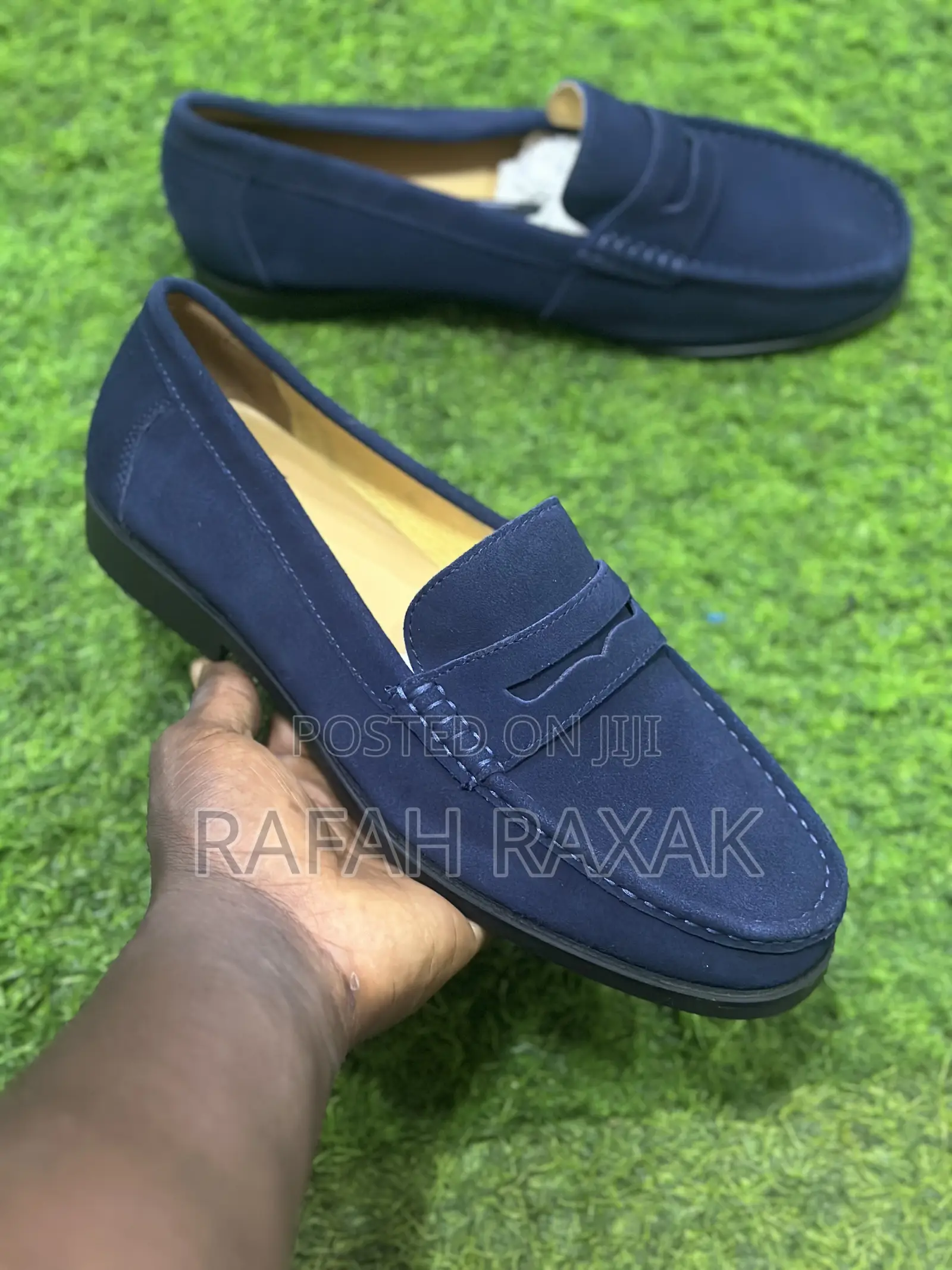 Original Men’S K-N Weston Blue Suede Loafers