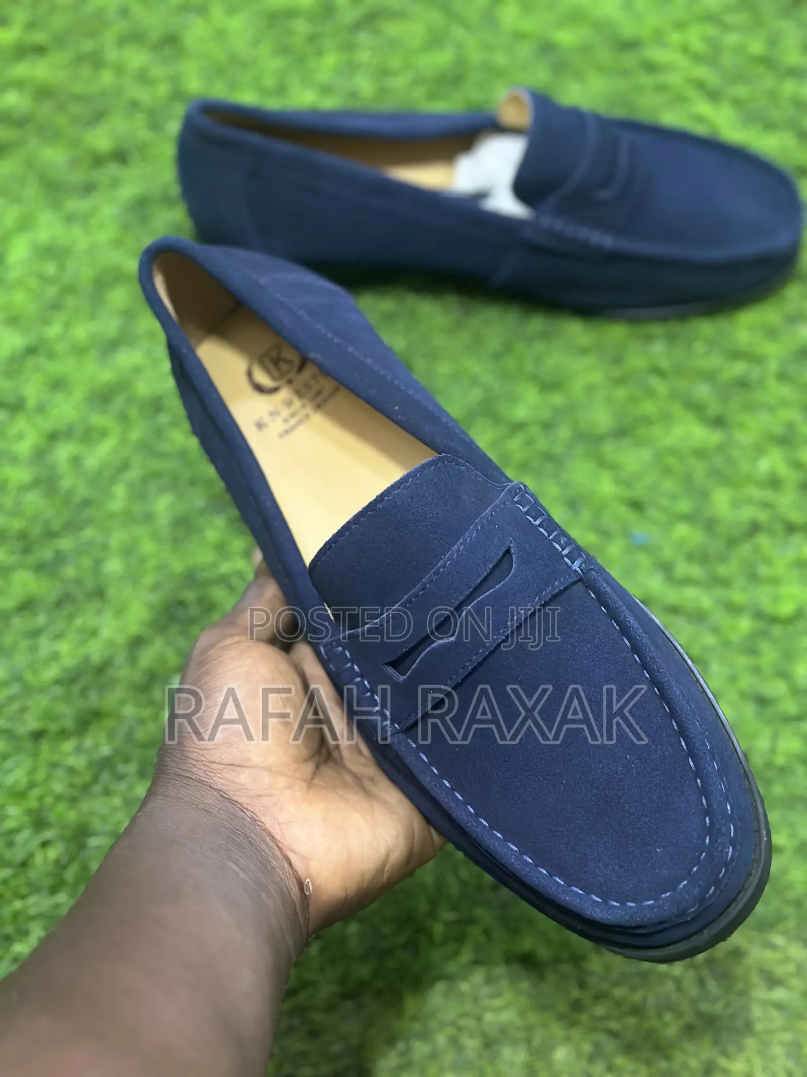 Original Men’S K-N Weston Blue Suede Loafers