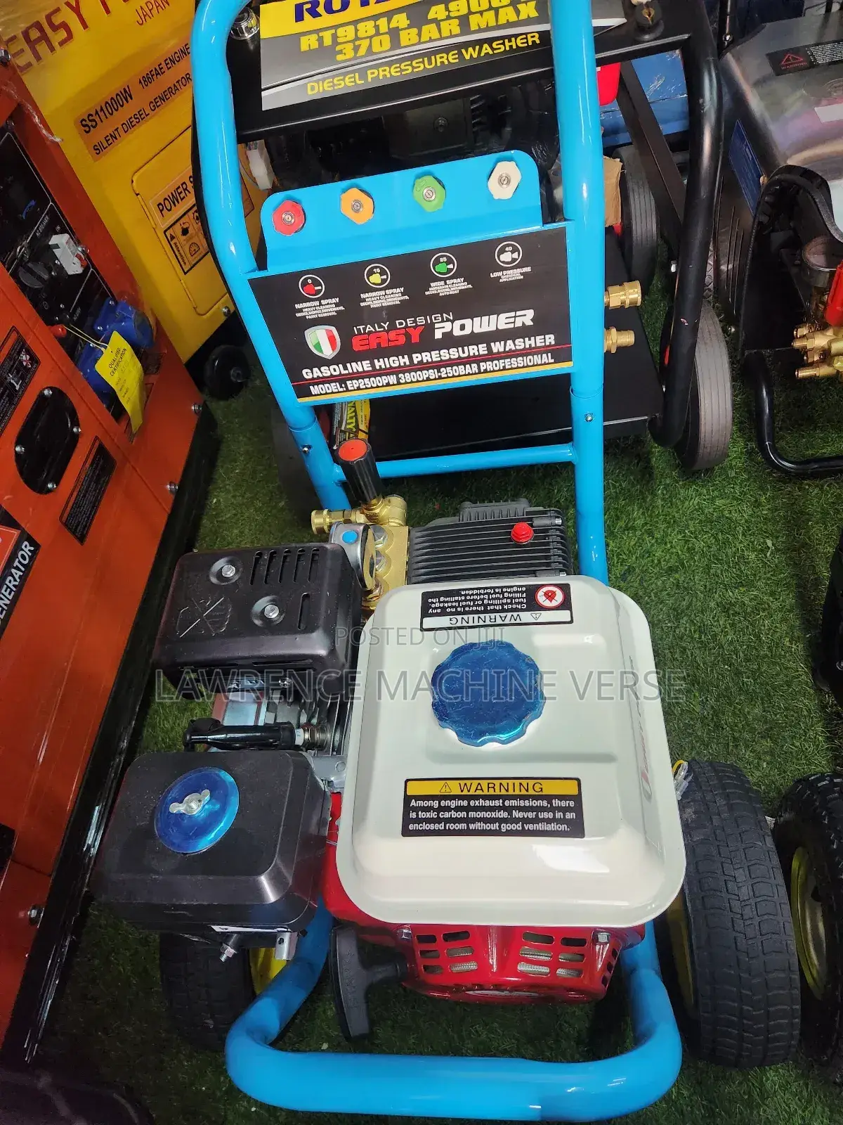 Gasoline Pressure Washer 8hp 3800psi