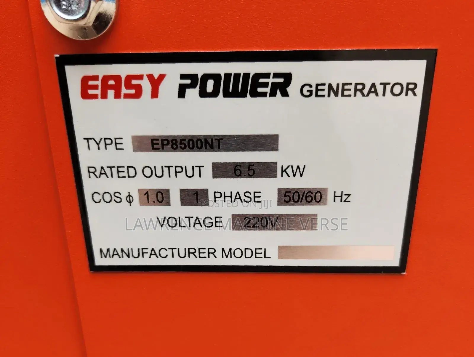 6500watts Silent Diesel Generator