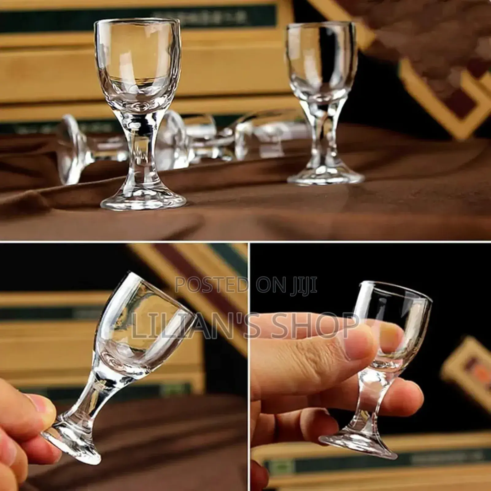6pcs Small Cocktail Whisky Mini Shot Glasses