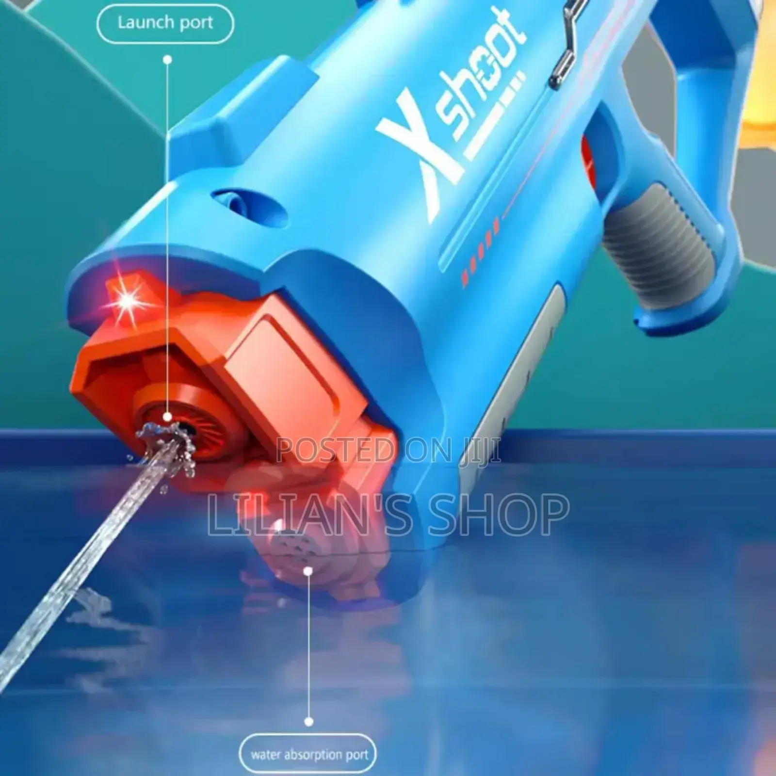 X Shoot 10 Metres Range Electric Adult Water Gun
