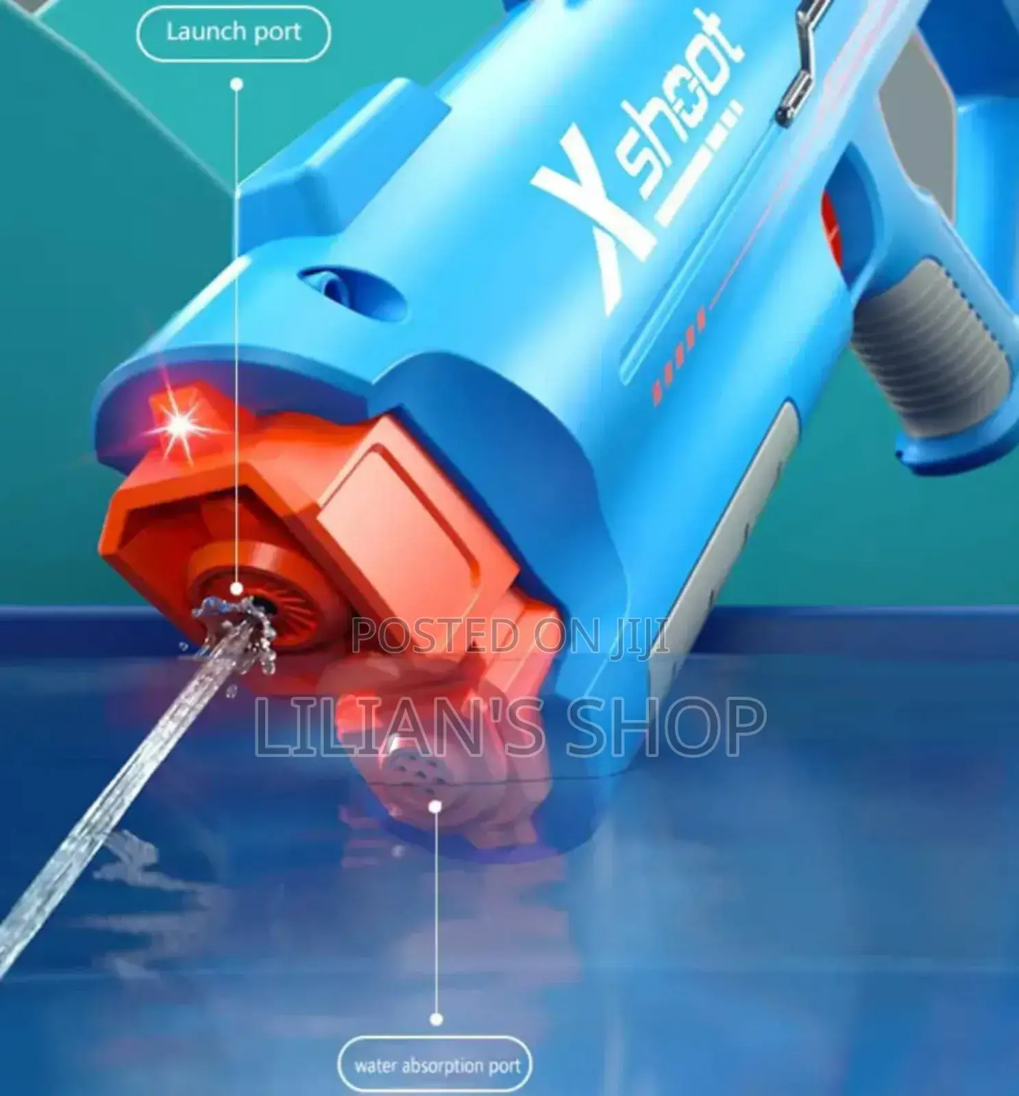 X Shoot 10 Metres Range Electric Adult Water Gun