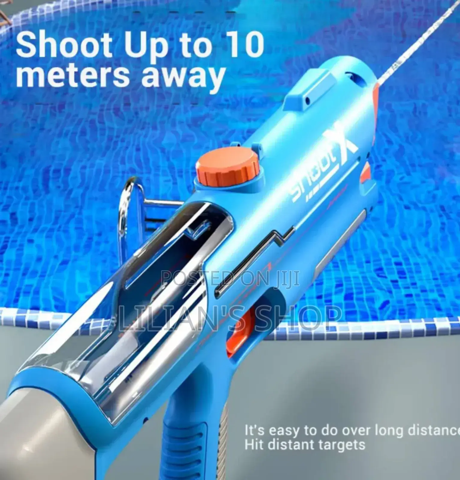 X Shoot 10 Metres Range Electric Adult Water Gun