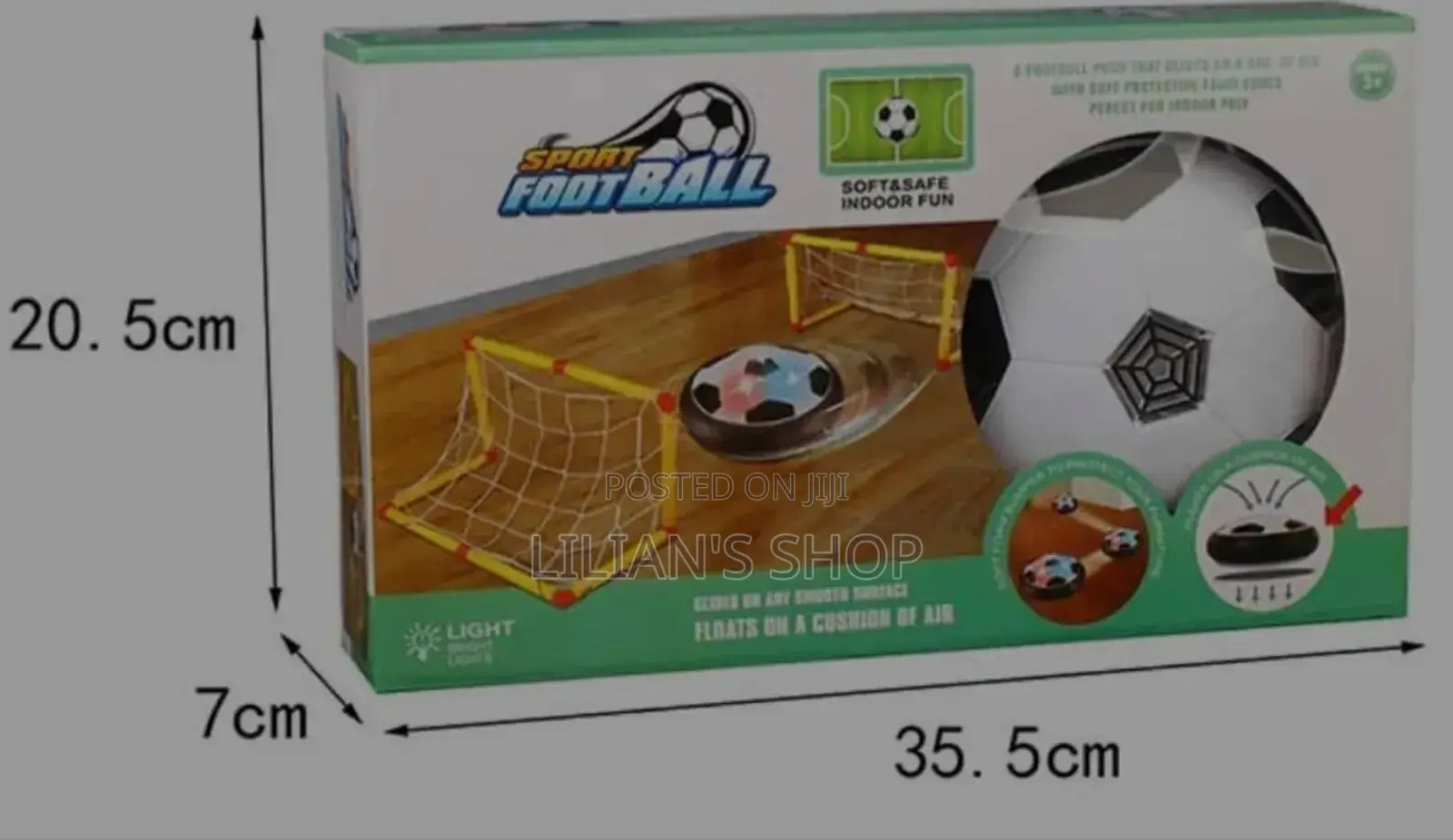 Toddler Football Goal Hover Ball Led Soccer Little Sports