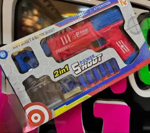 2in1 Kids Water Bullets and Soft Bullets Gun