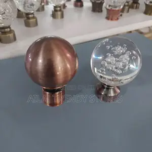 Metallic Curtain Rod Accessories Per Pair
