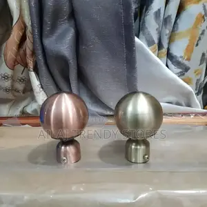 Metallic Curtain Rod Accessories Per Pair