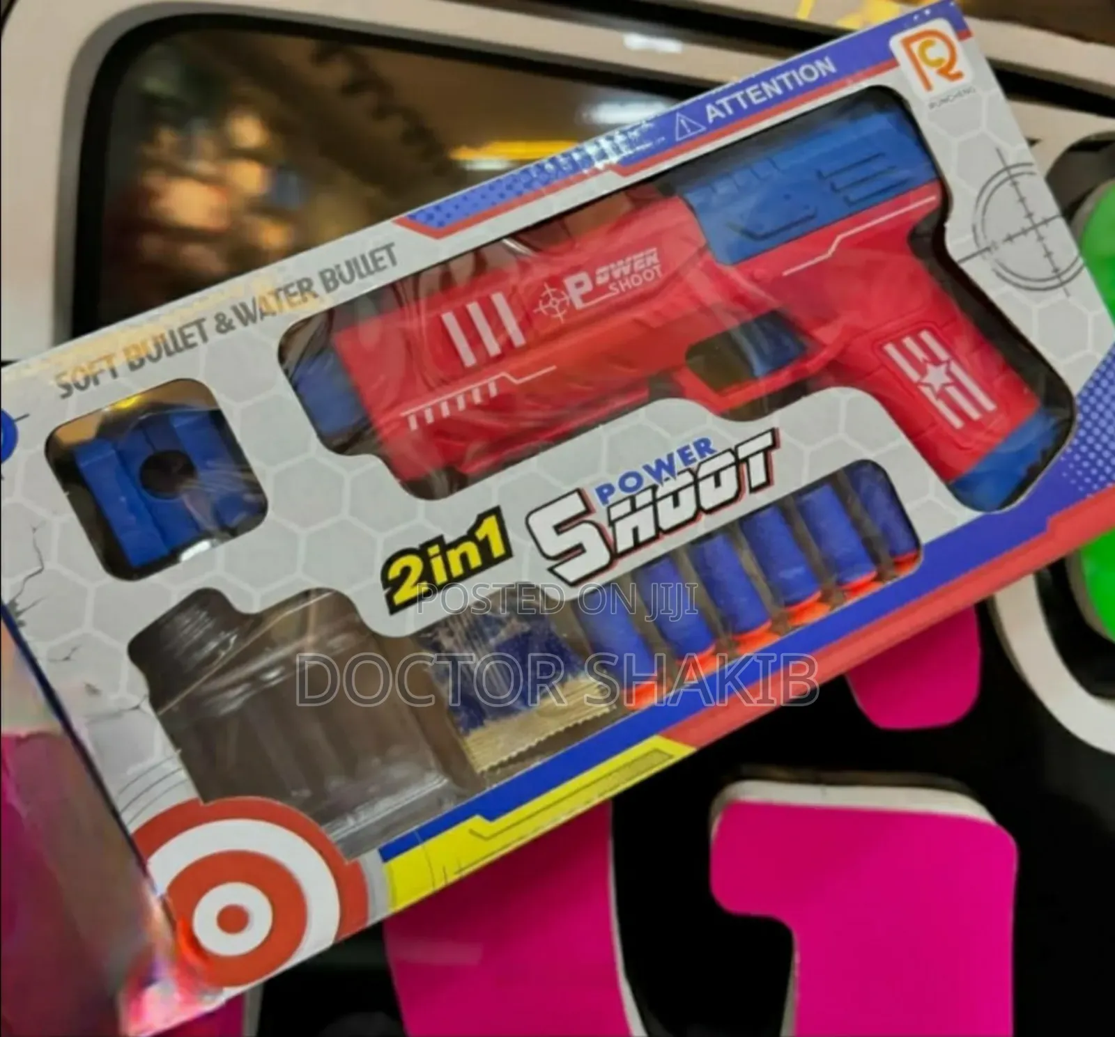 New 2 in 1 Kids Water Bullets and Soft Bullet Gun