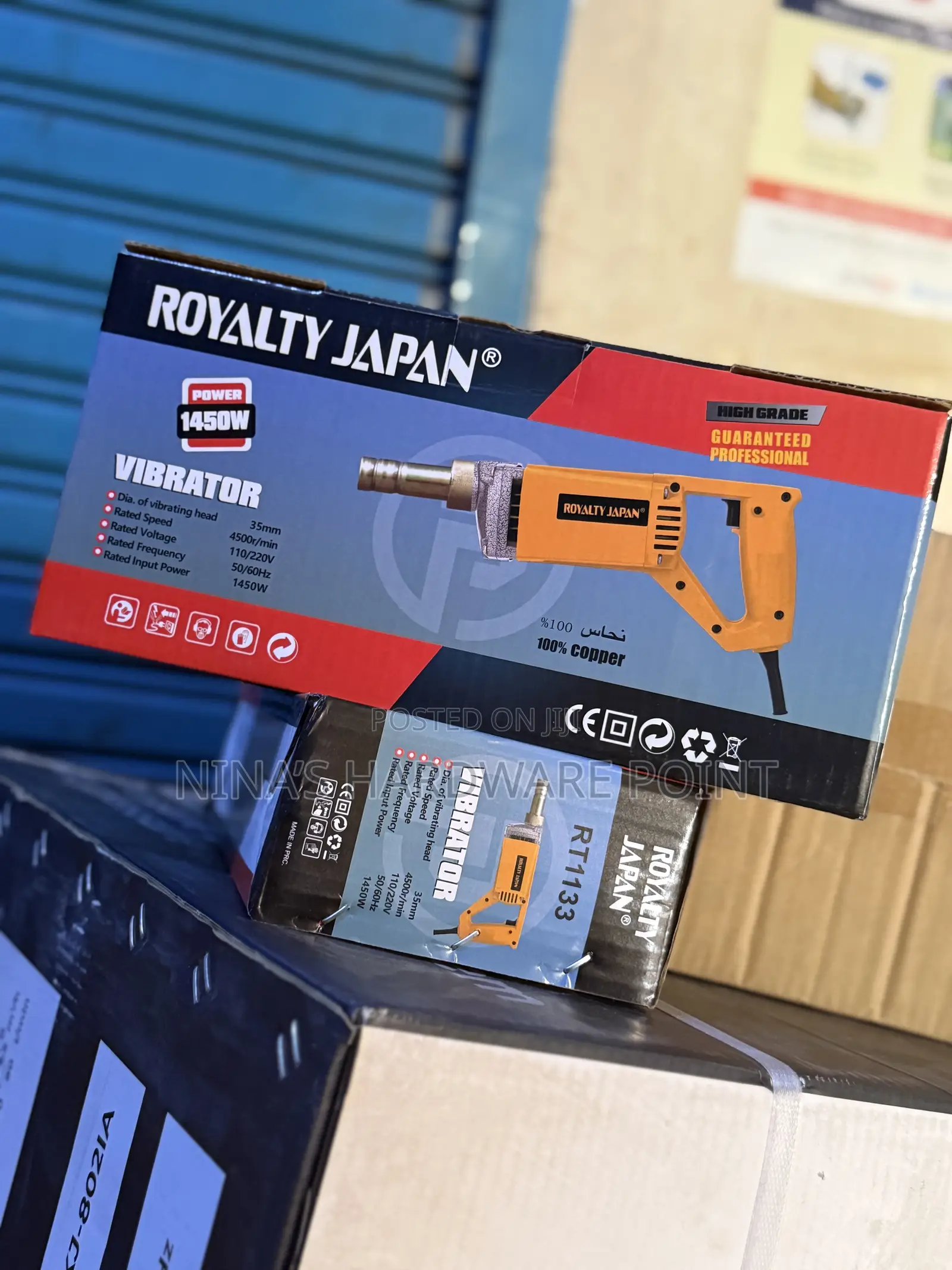 Electric Concrete Vibrator (Royalty Japan )