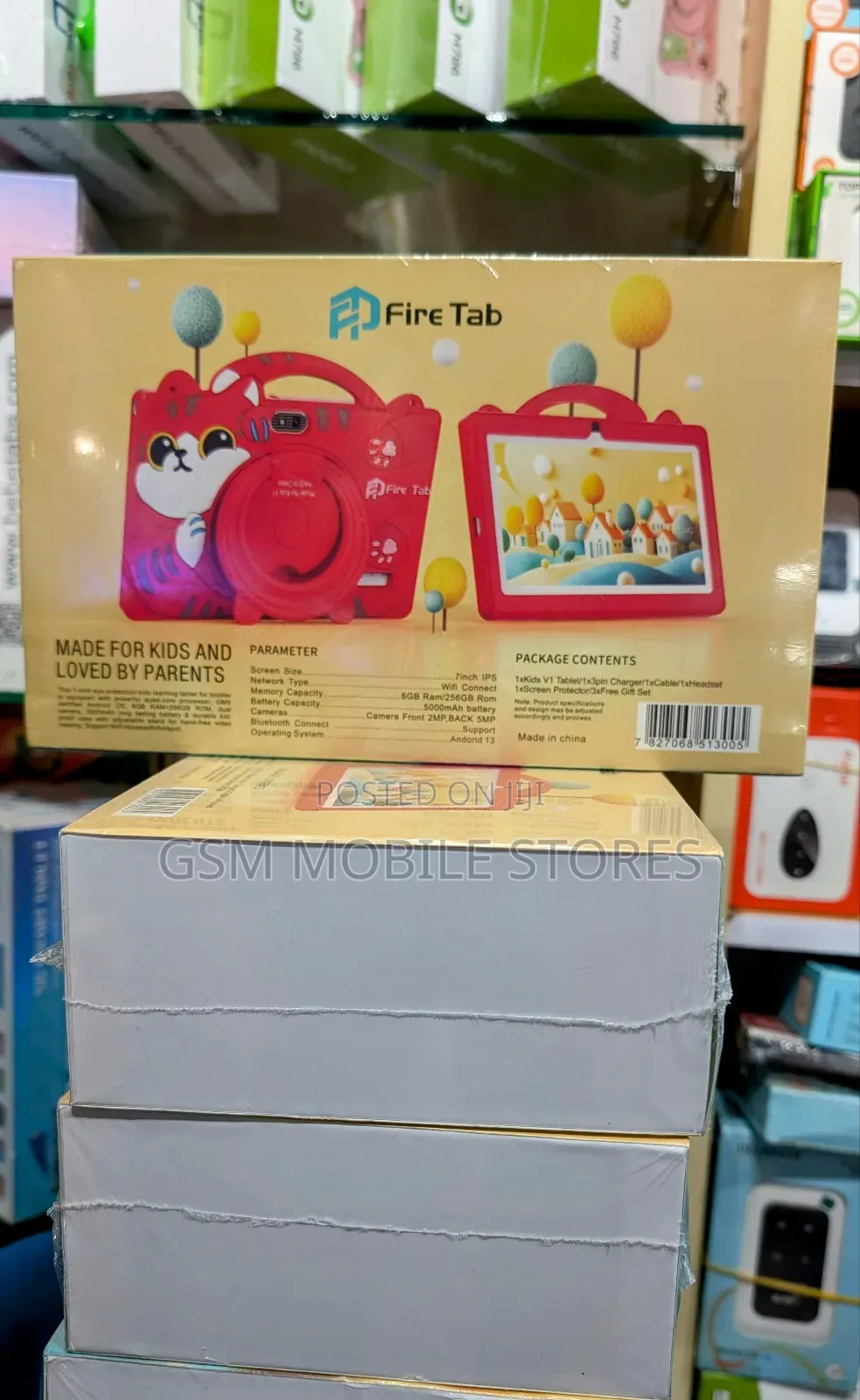 New Discover Fire Tab V1 Kids Tablet 256gb Rom + 6gb Ram