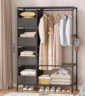Multifunctional Storage Wardrobe With Shoe Rack