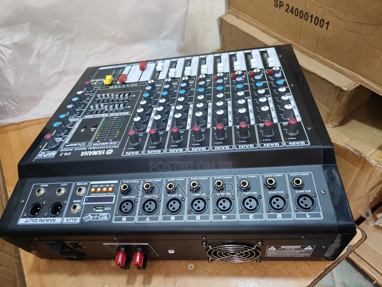 Amp Mixer Eight (8) Channels