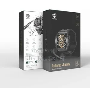Green Lion Antonio James Smart Watch Black