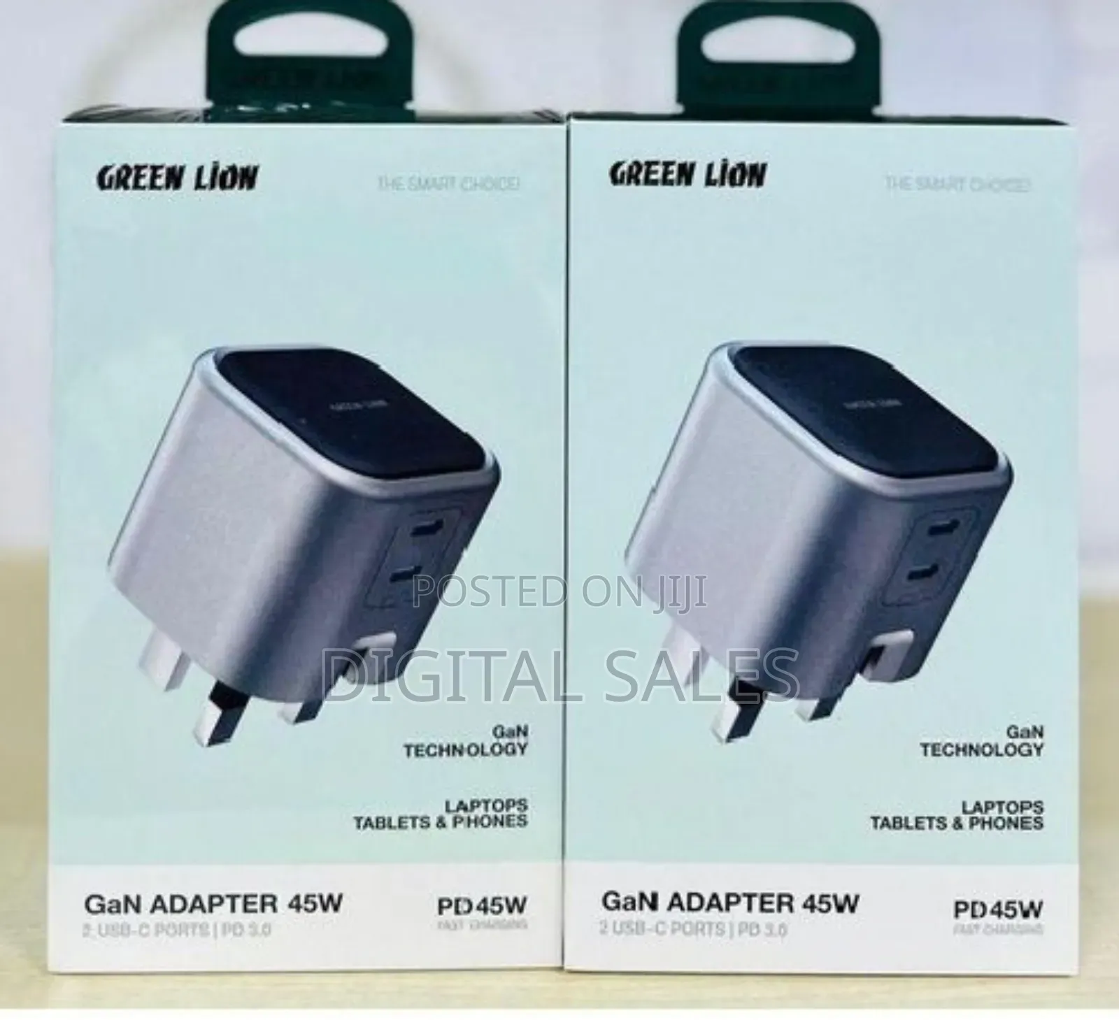 Greenlion Adapter 45w 2 Usb - C Ports.
