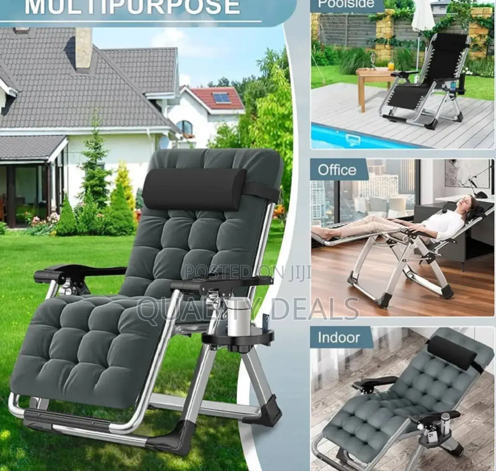 Zero Gravity Reclining Chair With Cushion