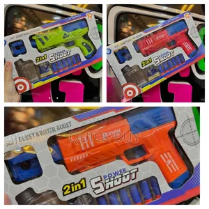 Photo - Ðurable 2in1 Kids Water Bullets and Soft Bullets Gun