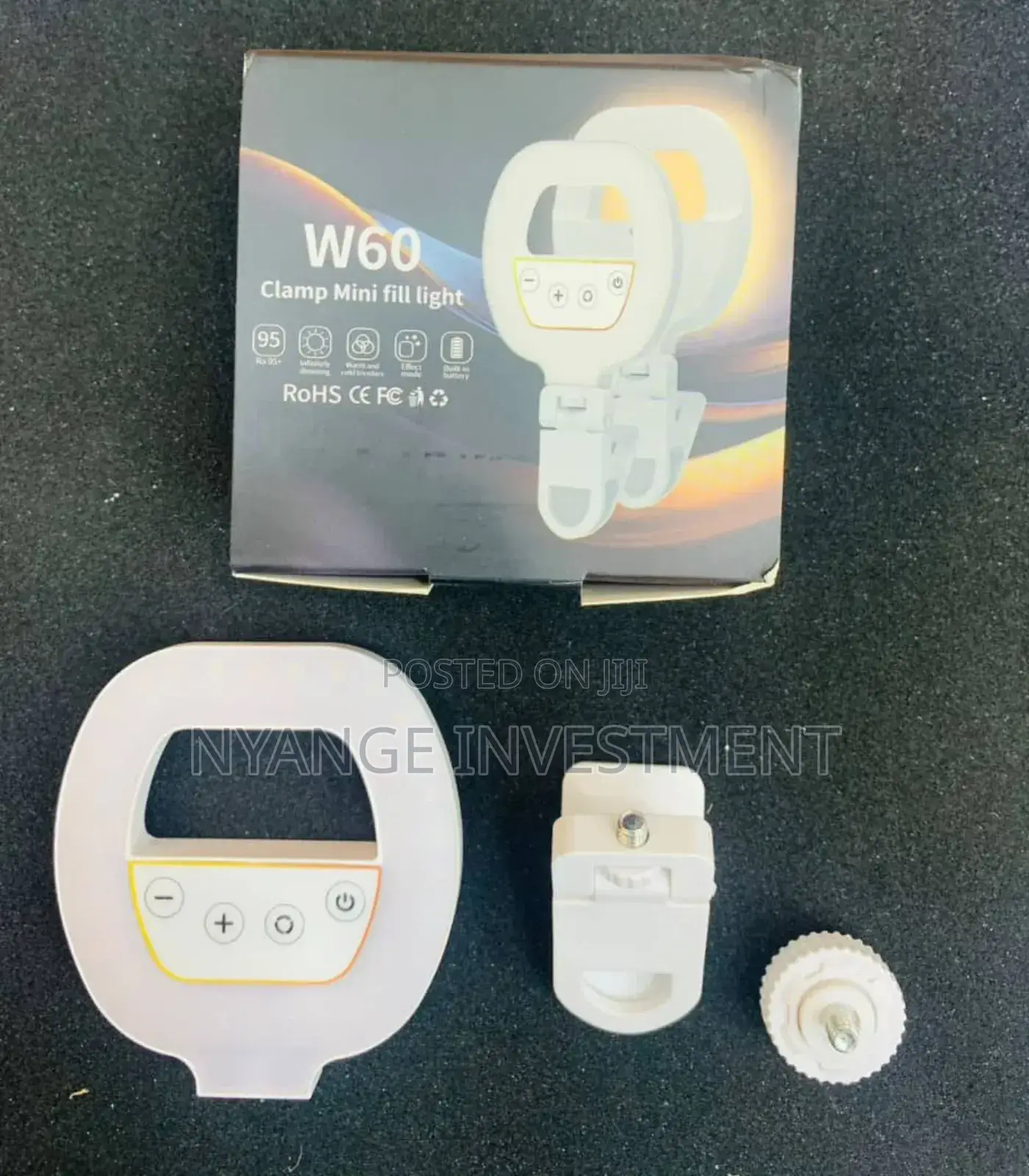 W60 Clamp Mini Fill Light. Selfie Lights