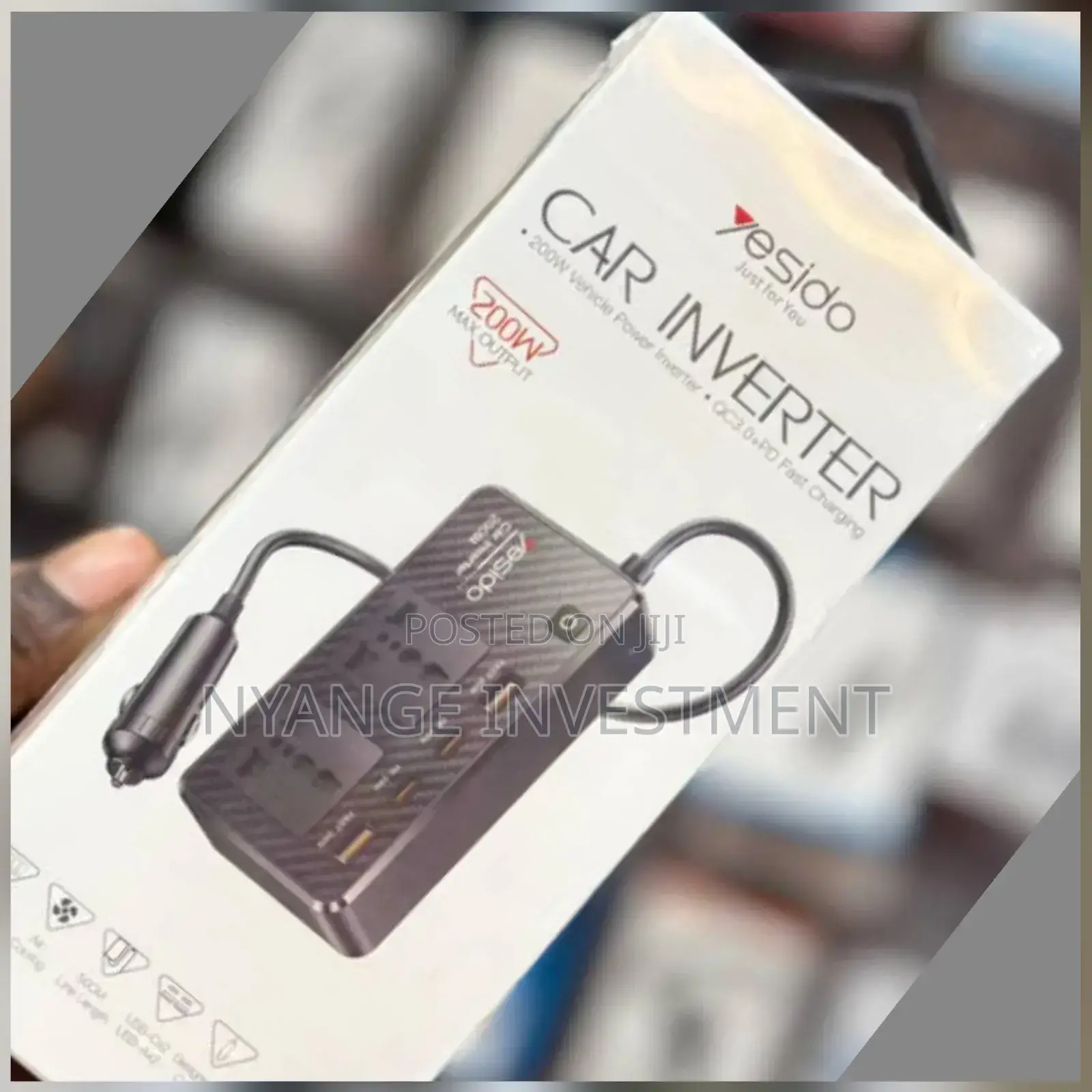 Yesido Car Inverter 200w Vechicle Power Inverter-