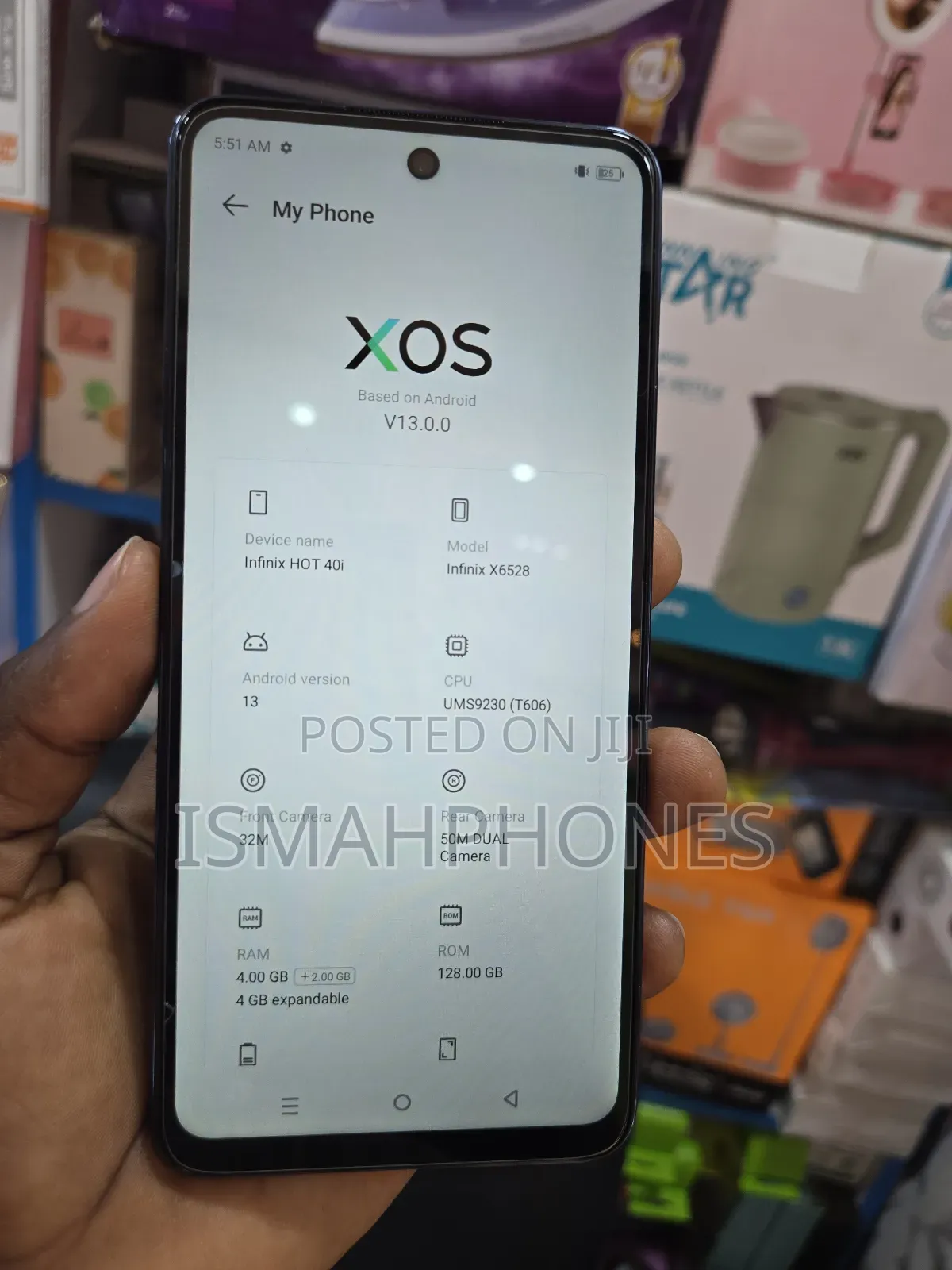 Infinix Hot 40i 128 GB Black