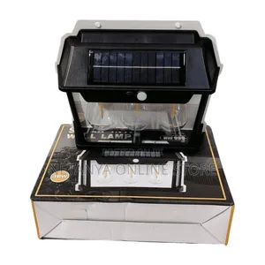 3 Bulbs Solar Powered Wall Lamp
