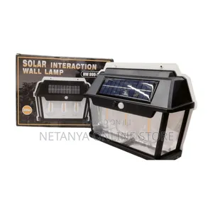 3 Bulbs Solar Powered Wall Lamp