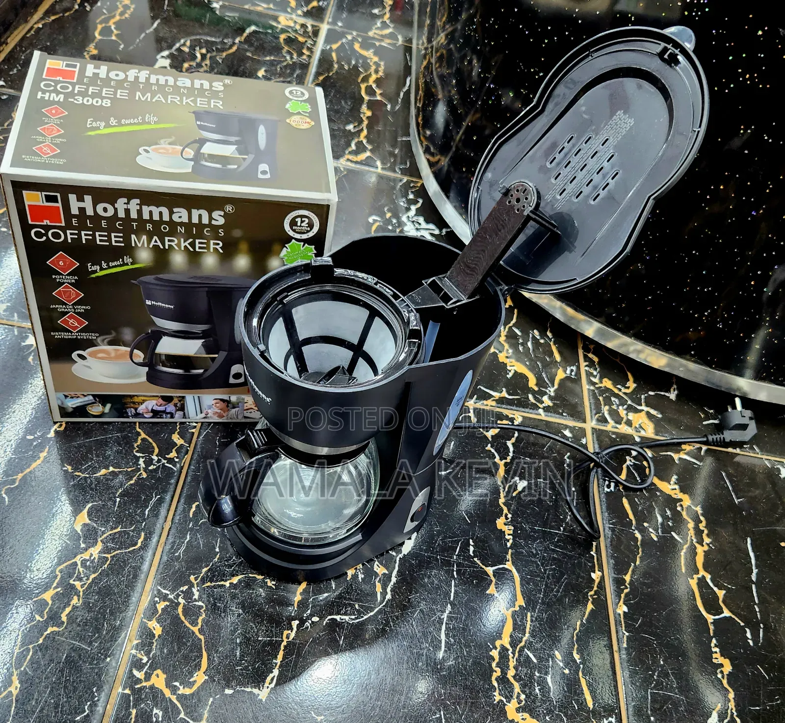 Coffee Maker Electric Hoffman
