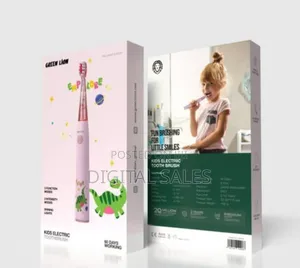 Green Lion Kids Electric Toothbrush_ Pink