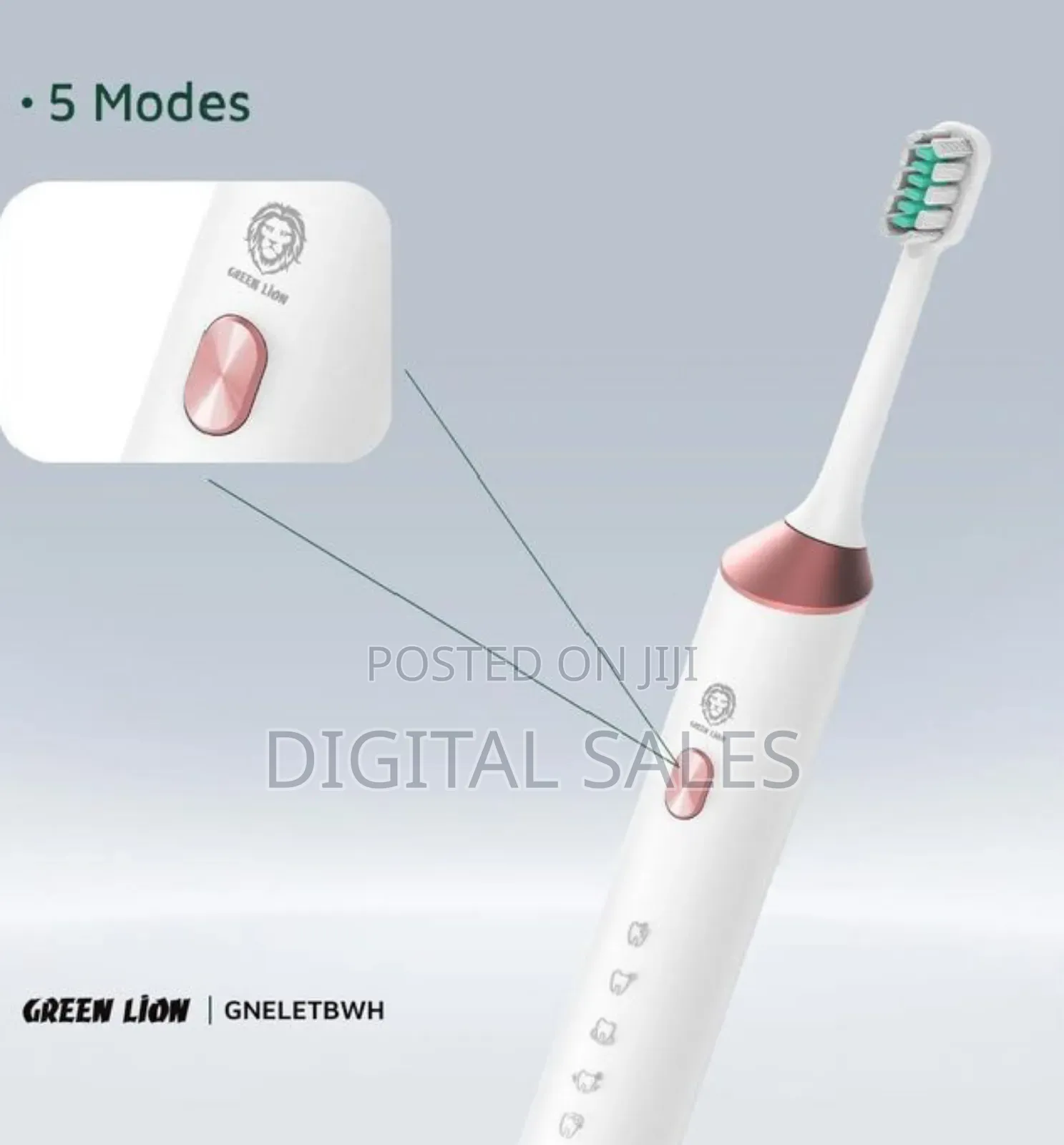 Green Lion Kids Electric Toothbrush _White