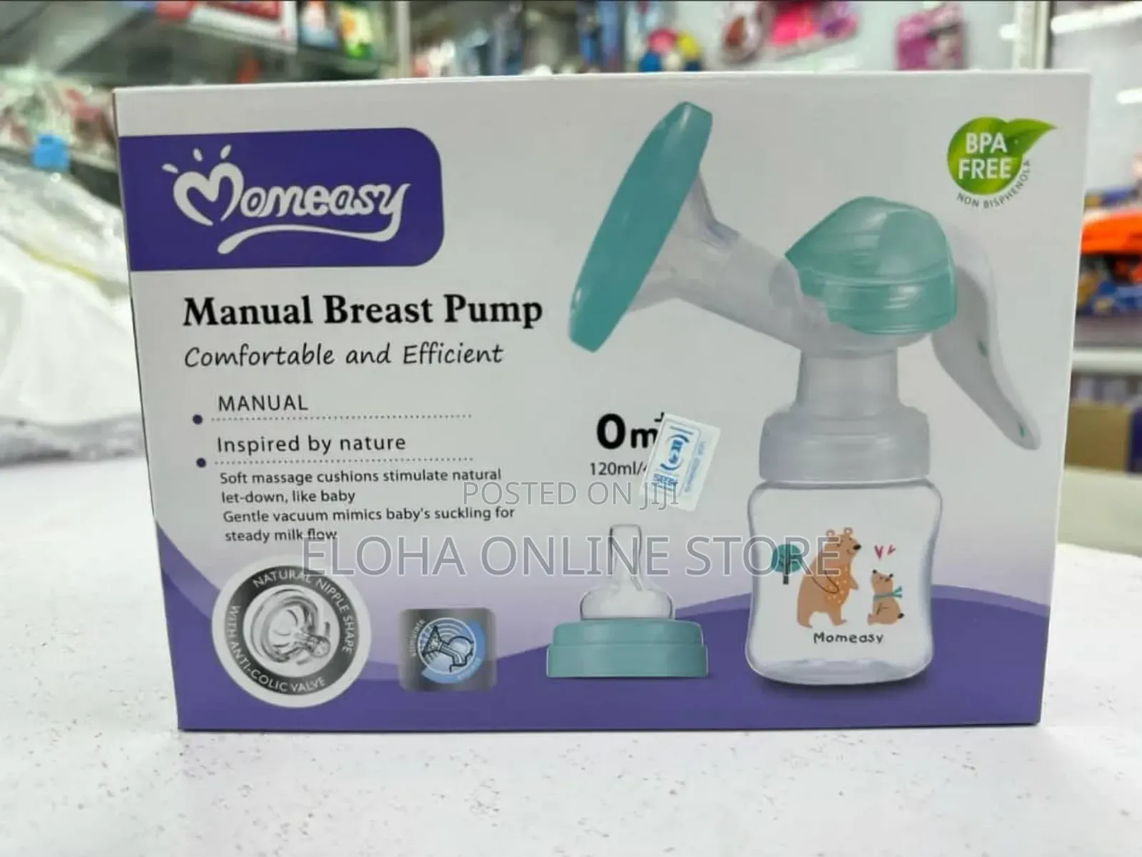 2in1 Momeasy Natural Manual Breast Pump