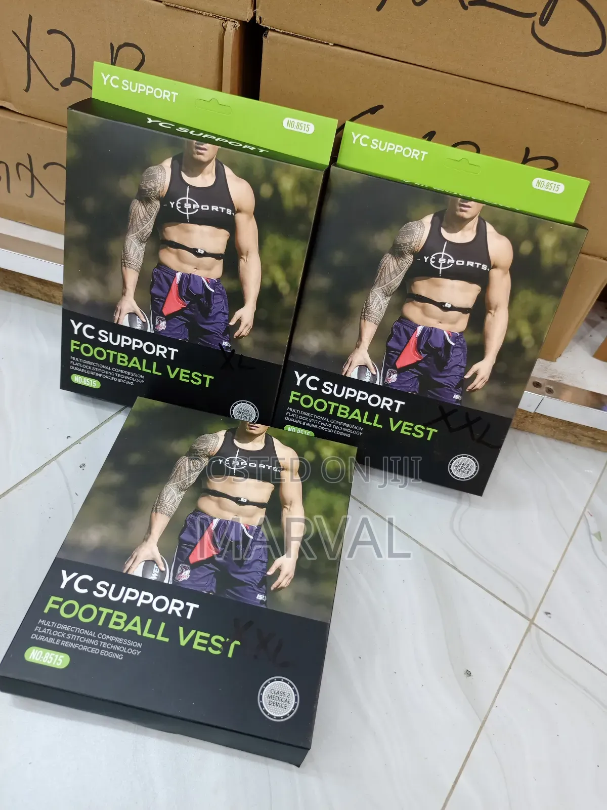 Yc Football Vest Neoporin Mens Sports Bra