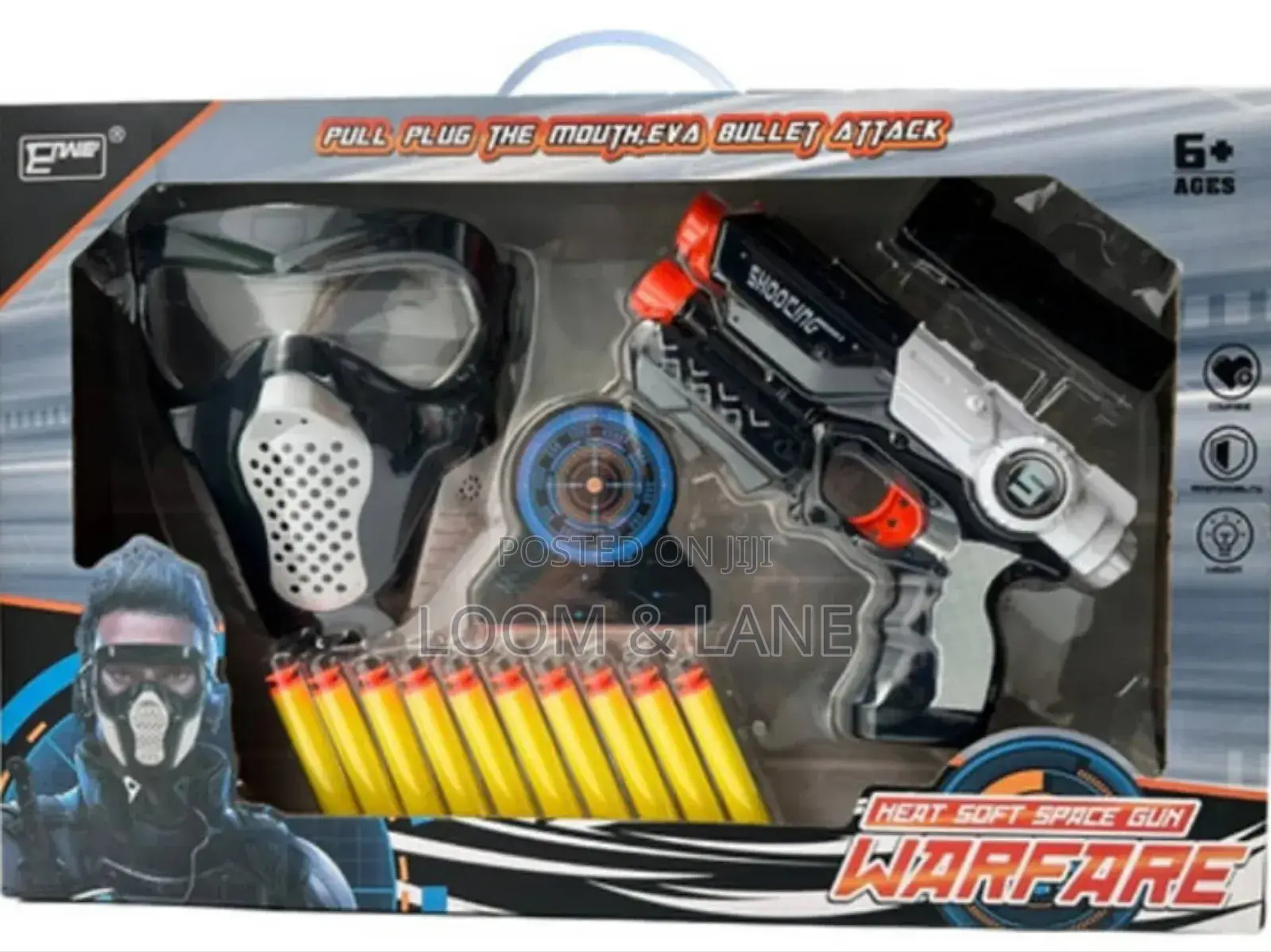 JRF Folia Dart Launcher Toy Gun With Mask and Target