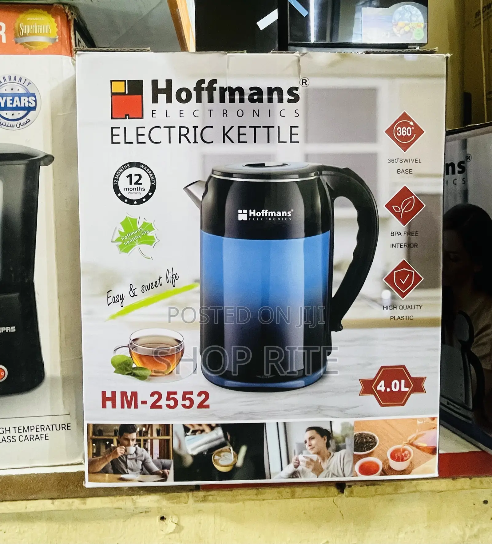 Hoffmans 4liters Water Kettle/Pacorator
