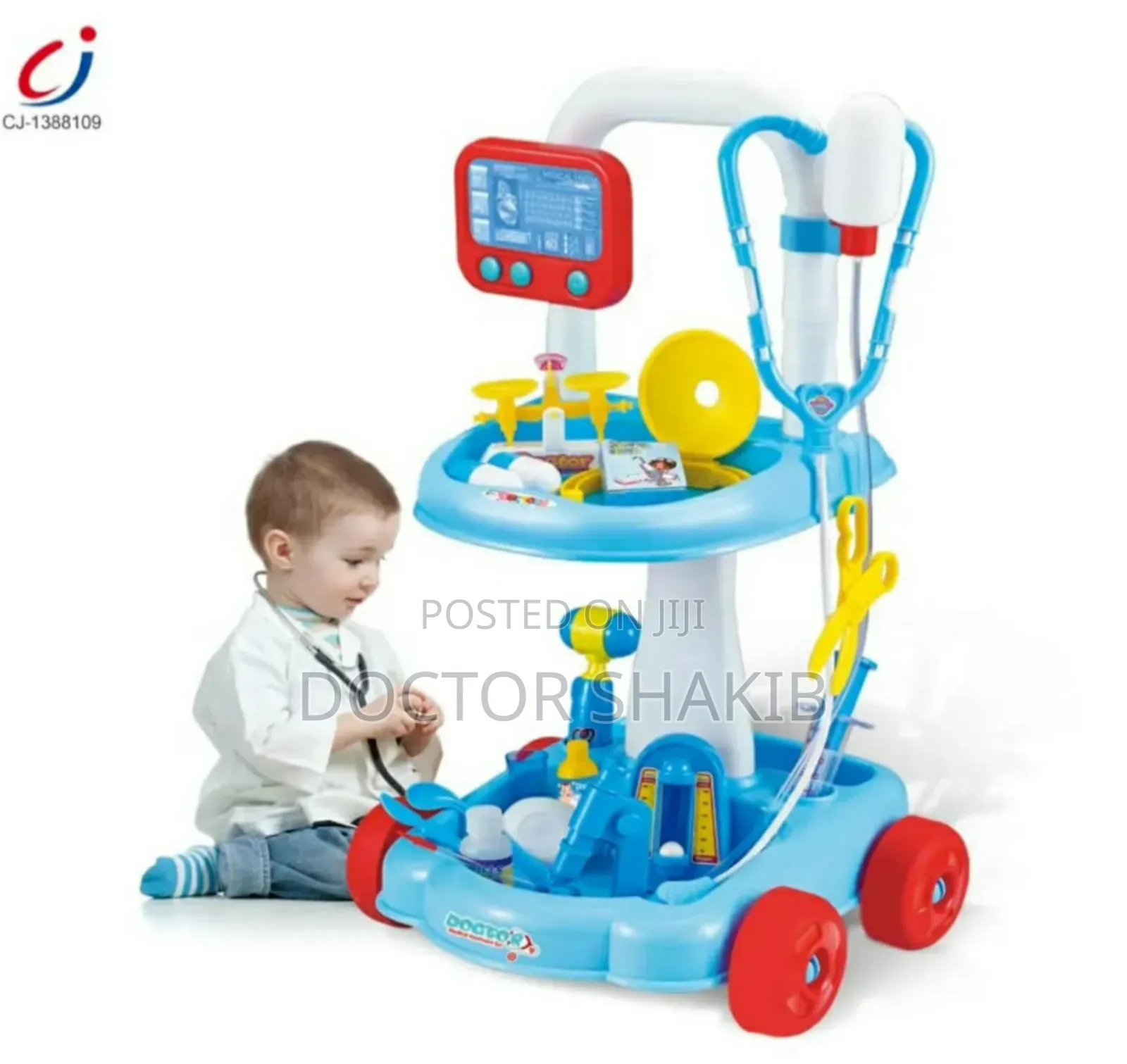 34pcs Kids Doctor Workstation Set