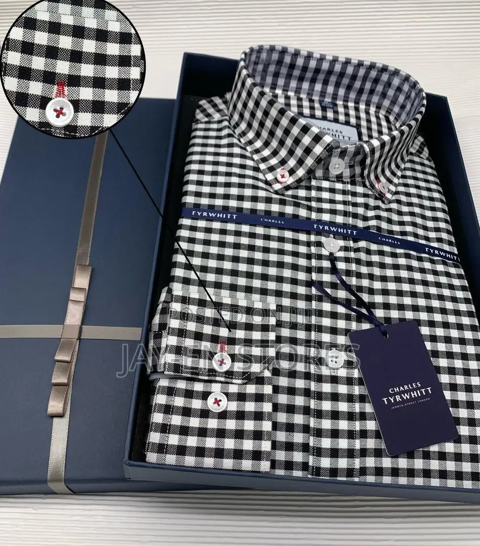 Black and White Checked Shirt