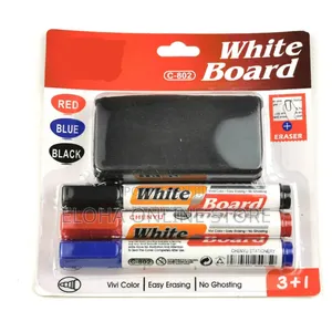 Ms Whiteboard Set of a Duster and 3 Markers Value Pack