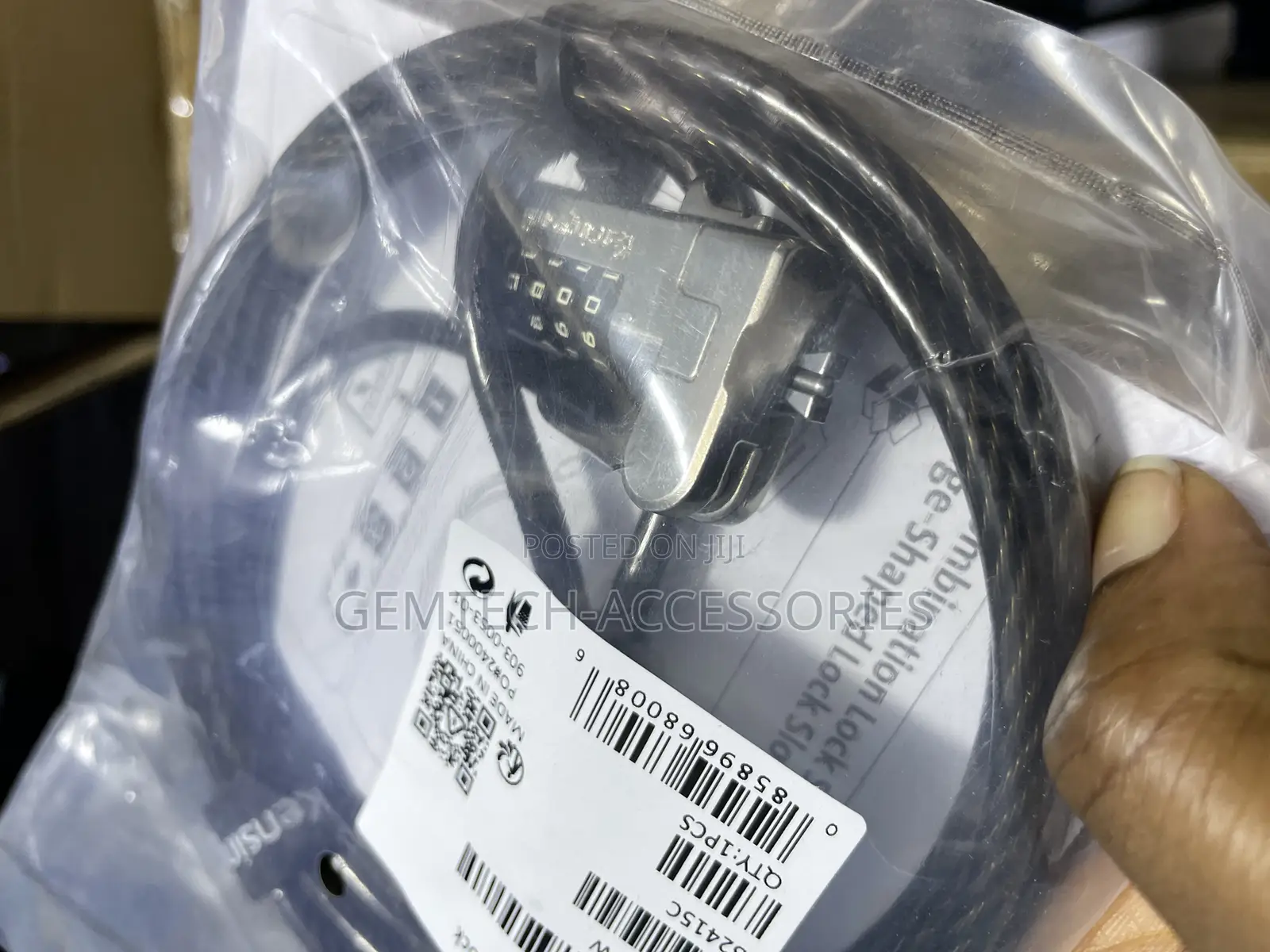 Kensington N17 Combination Lock for Wedge Shaped Slots