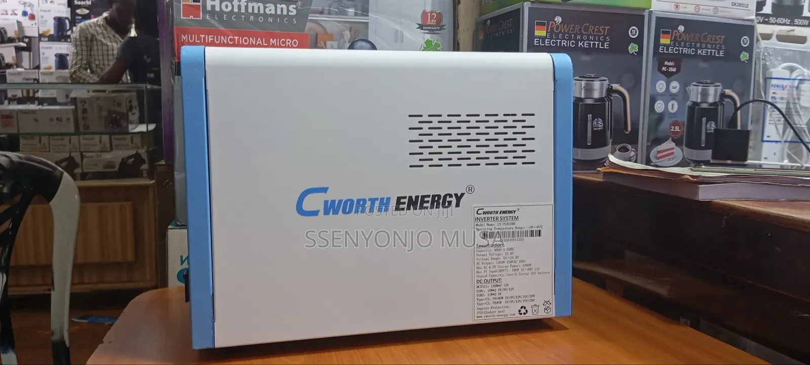 Portable Power Station 1500wh Ce-Plb1200 With Dc Ac Outputs