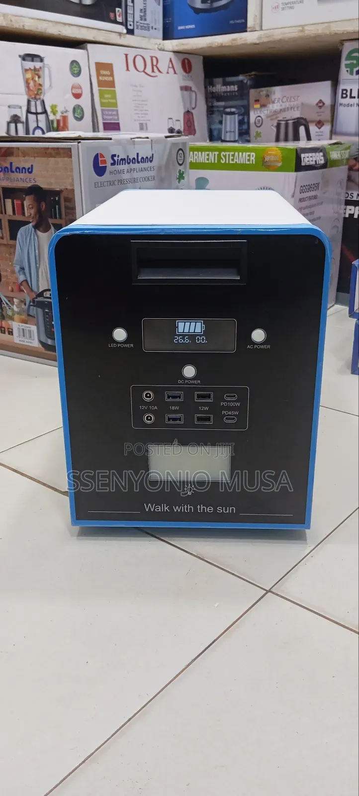 Portable Power Station 1500wh Ce-Plb1200 With Dc Ac Outputs
