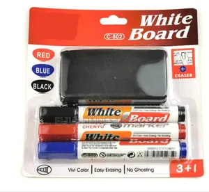 Ms Whiteboard Set of a Duster and 3 Markers Value Pack