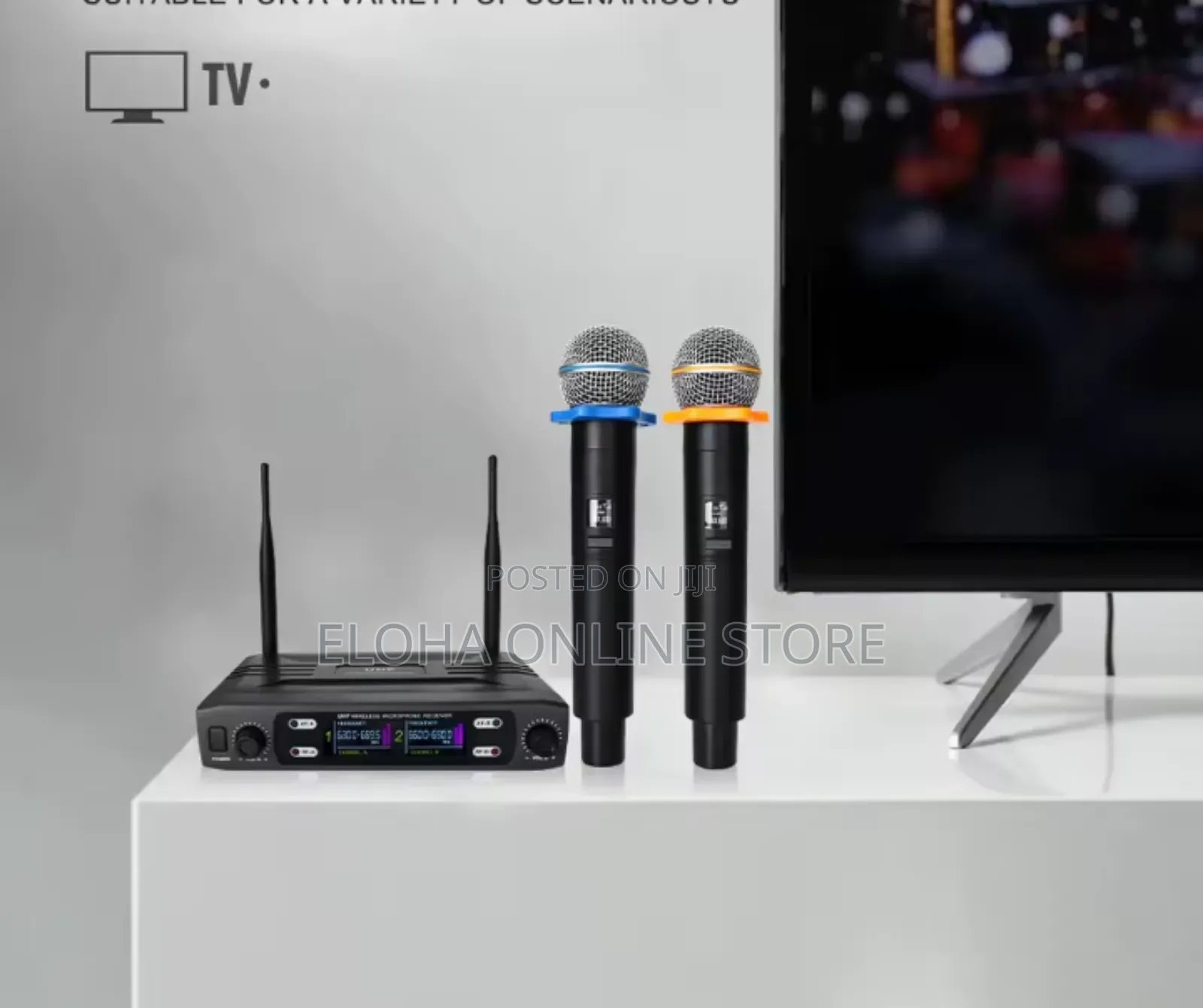 Classic Duo Wireless Uhf Karoake Microphones