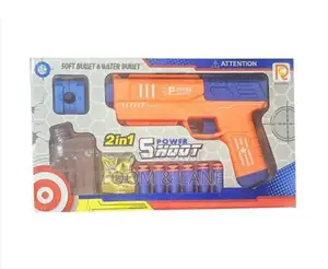 2in1 Kids Water Bullets and Soft Bullets Gun