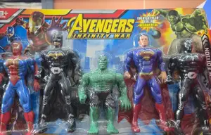6pcs Kids Avenger Infinity War Superhero Play Toys Set