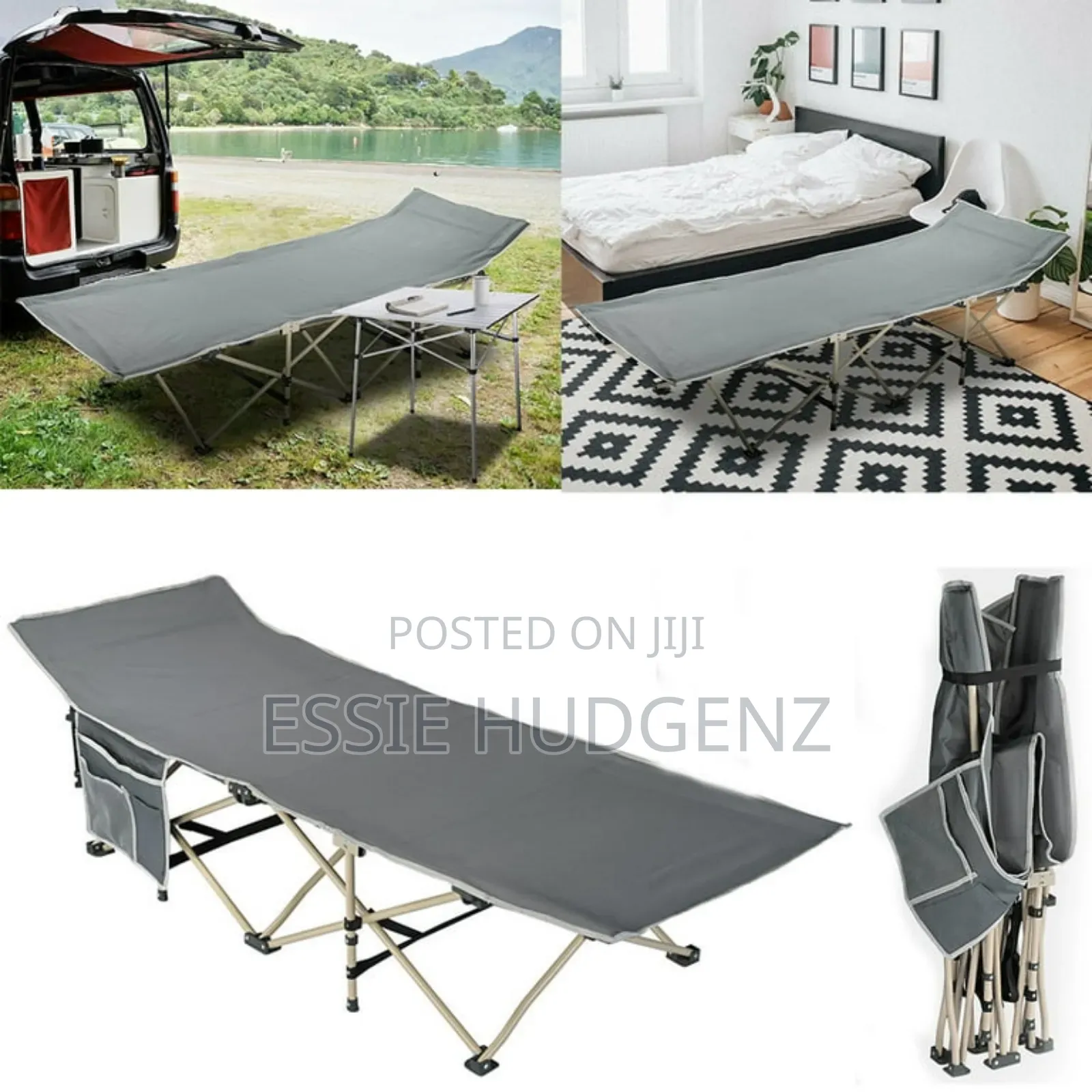 Foldable and Portable Bed Cot